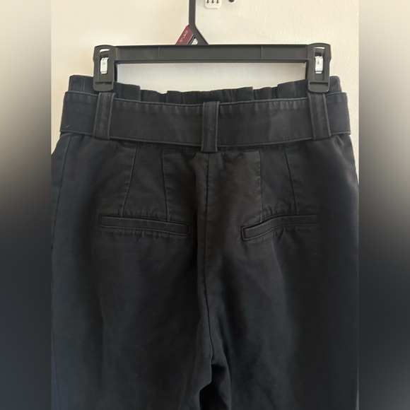 A.L.C. Black Pants w/ Belt Barrel Leg Paper Bag Pants - ALC Diego - Picture 5 of 13